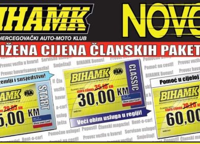 Sniženje članarine!