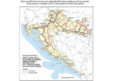 INFORMACIJA IZ HAK-a - NOVA PRAVILA O ZIMSKOJ OPREMI U HRVATSKOJ 