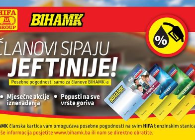 NIŽE CIJENE GORIVA ZA ČLANOVE NA HIFA BENZINSKIM PUMPAMA! 