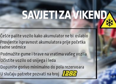 SAVJETI ZA VOŽNJU PRI NISKIM TEMPERATURAMA