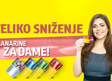 VELIKO SNIŽENJE ČLANARINE ZA SVE DAME