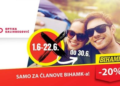 AKCIJA ZA ČLANOVE SA OPTIKOM SALIHBEGOVIĆ