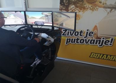 PREDSTAVNICIMA MINISTARSTVA ZA OBRAZOVANJE, NAUKU, KULTURU I SPORT ZDK PREDSTAVLJEN SIMULATOR VOŽNJE